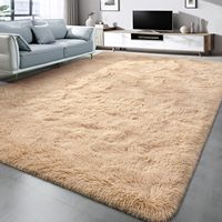 Tapis de salon, tapis de chambre, tapis moelleux à poils longs pour salle de jeux d'enfants, doux