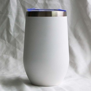 16Oz Hình Chữ U Vỏ Trứng 304 Thép Không Gỉ Chân Không <span class=keywords><strong>Thermos</strong></span> Cup Tùy Chỉnh Lớn Bụng Hai Lớp Rượu Vang/Bier Cup Quà Tặng Doanh Nghiệp - Product Image 6