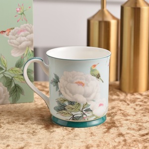 Hot Selling White Peony Series Exquisite Bone China Tableware Dishwasher Safe <b>For</b> Hotel - Product Image 6