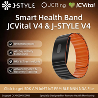 Pulsera Inteligente JCVital V4 SDK APL OEM ODM con Monitor de Variabilidad del Ritmo Cardíaco, Monitor de Cuidado Remoto, SDK y API Gratuitos
