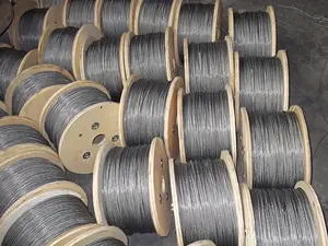 Ungalvanized Wire Rope 6x26 6x36 IWRC 30mm Flexible Galvanized Steel Cable Ungalvanized Steel Wire Rope For Hoist Lifting Crane