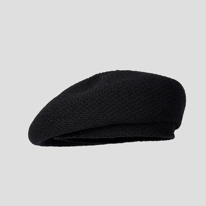 2025 nouveau été respirant béret femmes mince chapeau couleur unie coréen polyvalent japonais visage montrant <span class=keywords><strong>petit</strong></span> peintre chapeau - Product Image 2