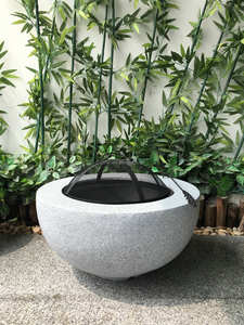 Brasoir de foyer de chauffage de jardin et de Patio et <span class=keywords><strong>Barbecue</strong></span> avec finition en pierre écologique - Product Image 6