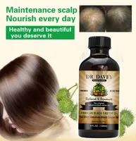 Óleo castor preto natural para prevenir a perda de cabelo, fortalece as raízes do cabelo, óleos essenciais para o crescimento do cabelo