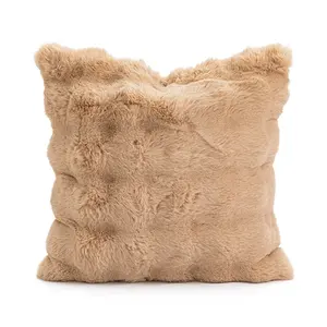 Faux lông ấm cúng mềm kẻ sọc trang trí ném gối bao gồm 18*18 inch mềm trang trí đệm bìa cho sofa phòng ngủ