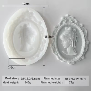 Moldes colgantes de <span class=keywords><strong>goteo</strong></span> de yeso para aromaterapia, velas caseras, difusor de jabón hecho a mano, moldes de adorno de aromaterapia de piedra - Product Image 3