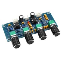 Amplifikatör kurulu için tiz bas hacmi ön amplifikatör ton denetleyicisi ile XH-A901 NE5532 ton kurulu Preamp pre-amp