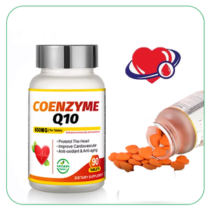 Comprimés de Coenzyme Q10 (CoQ10) Liposoluble 98% Pur Biologique à Base d'Eau - Product Image 1