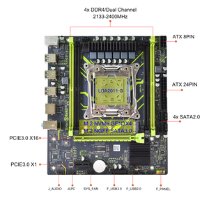 เมนบอร์ดเดสก์ท็อปใหม่ X99-P4 4X DDR4 DIMM สำหรับพีซี LGA2011-3 NVME NGFF M.2 SATA3.0 รองรับแรม 4X DDR4 - Product Image 4
