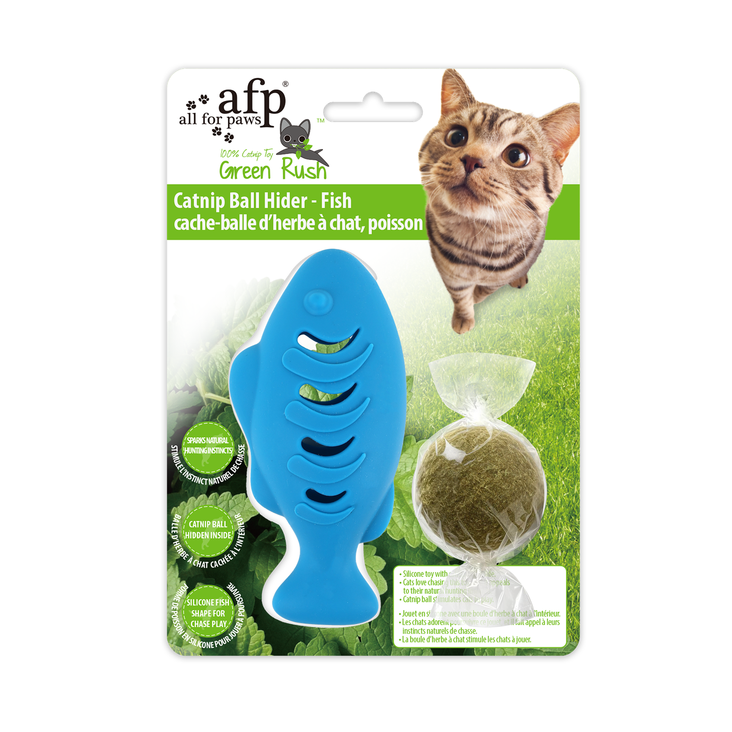 Catnip Ball Hider - Fish