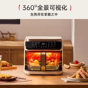 Freidora de Aire Apixintl de 6L de Gran Capacidad, Freidora de Aire Eléctrica con Pantalla de Vidrio y Revestimiento Cerámico para una Cocina Saludable - Product Image 3