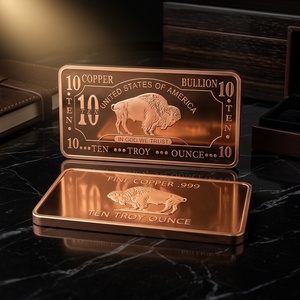Pièce de monnaie Buffalo en cuivre fin 999 9999, 10 oz, cuivre pur, bison américain, objet de collection - Product Image 6