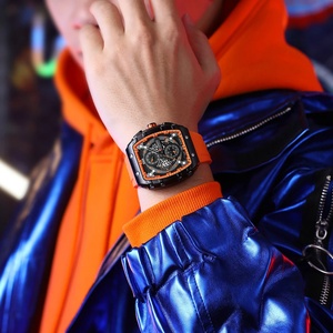 CURREN 8442 Top Brand Men's <b>Watches</b> Luxury Square Quartz Wristwatch Waterproof Luminous Chronograph <b>Watch</b> for Men Date Clock - Product Image 6