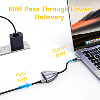 Adaptateur USB 3-en-1 OEM d'usine pour USB-C vers Ethernet RJ45 (1000 Mbps) et convertisseur audio 3,5 mm pour téléphone portable à port Type-C