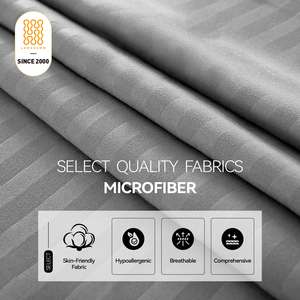 Set di Lenzuola 4 Pezzi per Tutte le Stagioni in Microfibra Resistente, Morbida e Lussuosa, con Tasca Profonda, Misure Queen e King - Product Image 2