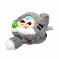 Boîte Mystère Peluche Chat Porte-Bonheur Bébé Trois, Pendentif Porte-clés Figurine Vinyle Mignonne Kawaii, Cadeau de Collection Mystère, Jouet Tendance et Décoration