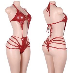 Ropa de Baile Exótica al por Mayor, Trajes de Pole Dance con Lentejuelas Plateadas, Ropa de <span class=keywords><strong>Club</strong></span>, Lencería, Bodysuits, Conjuntos de <span class=keywords><strong>Striptease</strong></span> - Product Image 1