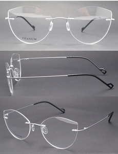 Readsun Readsun Bingkai Optik Titanium Tanpa Bingkai Pria Kacamata Titanium Bingkai Kacamata - Product Image 3
