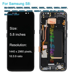 Écran de remplacement IPARTS pour Samsung Galaxy S8 SM-G950FD SM-G950W <span class=keywords><strong>G950F</strong></span> OEM AMOLED avec écran tactile et châssis avant - Product Image 3