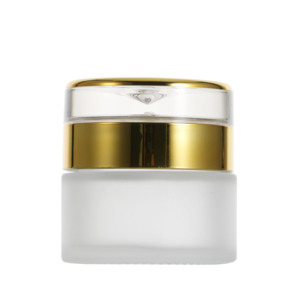 <span class=keywords><strong>Prix</strong></span> direct usine : Pots en verre de 20 ml, 30 ml, 50 ml avec bouchons dorés pour crèmes de soin et crèmes pour les yeux en flacons sous vide - Product Image 1