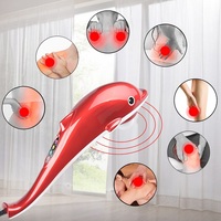 Masseur corporel vibrant infrarouge électrique portatif Luyao LY-606B-1 en forme de dauphin