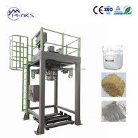Machine de remplissage et d'emballage semi-automatique CE pour sacs souples/sacs à cloisons, pour poudres et granulés de 1000 kg et 500 kg