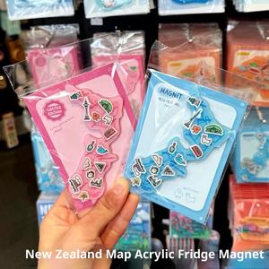 Aimants de réfrigérateur en acrylique, forme personnalisée, objets de collection de Noël, cadeau commémoratif touristique - Product Image 4
