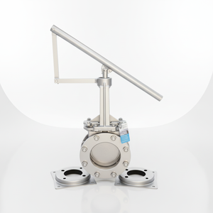 Válvula de Compuerta Tipo Cuchilla con Volante Manual y Actuador WCB - Product Image 3