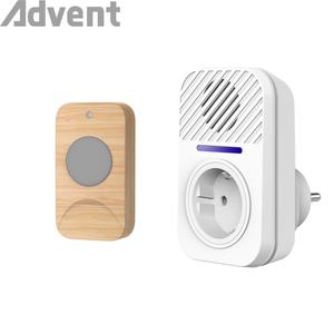 جرس باب لاسلكي مع بطارية مدمجة، مدى 150 متر، جرس ذكي للمنزل بدون أسلاك، نغمة رنين ذكية للبوابة - Product Image 5