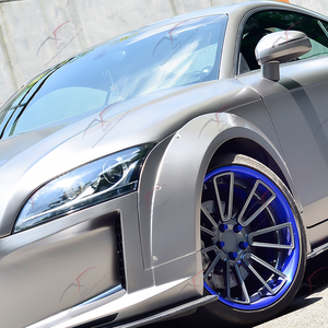 Kit carrosserie large en fibre de carbone style C pour <span class=keywords><strong>Audi</strong></span> <span class=keywords><strong>TT</strong></span> : pare-chocs avant, jupes latérales, diffuseur arrière, extensions d'ailes - Product Image 3