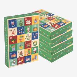 5PCS/PACK <strong>Christmas</strong> Decor <strong>Treat</strong> Gift <strong>Box</strong> 24 Empty Mystery <strong>Box</strong> Gadgets Under 1$ Packaging <strong>Christmas</strong> Mystery <strong>Box</strong> Surprise - Product Image 3