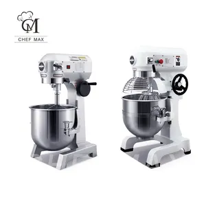 Misturador de bolo planetário automático, equipamento de padaria comercial chef max, misturador de bolo com tigela 15-40l