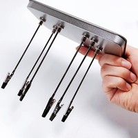 Support magnétique en métal pour papier de test de parfum, modèle PTPH-005 de la marque Lantos, avec impression de logo personnalisé, vente en gros