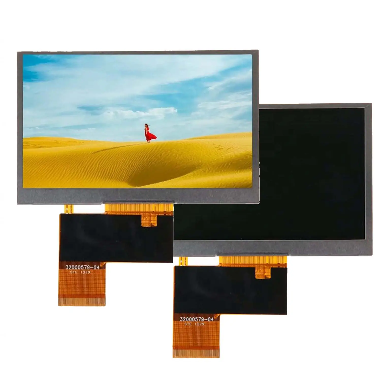 Chimei Innolux AT043TN25 V.2 RGB 40 دبوس عرض 4.3 بوصة TFT وحدة LCD شاشة الكريستال السائل