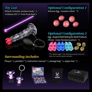 Lifelike Fantasy Alien Octopus Ovipositor <b>Dildo</b> Monster Octopus Egg-laying Silicone Adult Female Masturbator Sex Toys Wholesale - Product Image 4