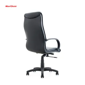 Sedia da ufficio in pelle PU per ufficio all'ingrosso di fabbrica di Design di lusso sedia direzionale in pelle nera sedie da ufficio CEO Boss