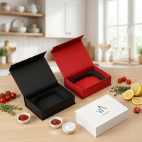 Boîte cadeau pliable magnétique en carton rigide de luxe avec logo personnalisé recyclable pour vêtements volumineux