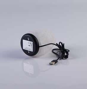 GANFENG Weiße USB Himalaya-Salzlampe LED-Lichtquelle Natürliche Luftreinigung <span class=keywords><strong>Negative</strong></span> Ionen-Emission Echte Salzkristalle für - Product Image 2