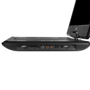 Reproductor de DVD portátil inteligente multiformato con pantalla giratoria para uso en el coche y en el hogar, batería recargable, compatible con tarjetas USB y SD, vídeo HD - Product Image 6