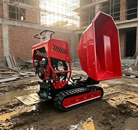 Selbst entladen der Gummi ketten transporter Dumper Diesel Crawler Barrow Tracked Mini Dumper