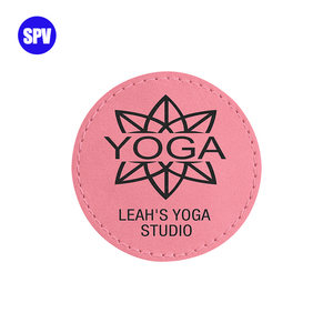 Parche redondo <span class=keywords><strong>de</strong></span> polipiel con adhesivo <span class=keywords><strong>de</strong></span> 3" - Product Image 2