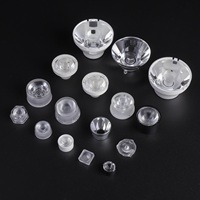 Lentille LED de 22 mm de qualité supérieure avec support, composant optique en PMMA transparent pour projecteur, lampe torche, downlight - Fabricant