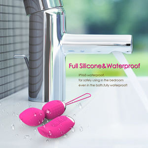 Y Love mainan seks wanita, tahan air silikon cair lembut Vibrator cinta nirkabel dua Set untuk wanita gadis pasangan - Product Image 5