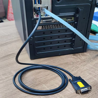 Original FTDI RS232 PL2303 Chip macho DB9 Pin macho convertidor de serie Cable 1,5 m Coaxial conexión ordenadores Win/MacOS/Linus