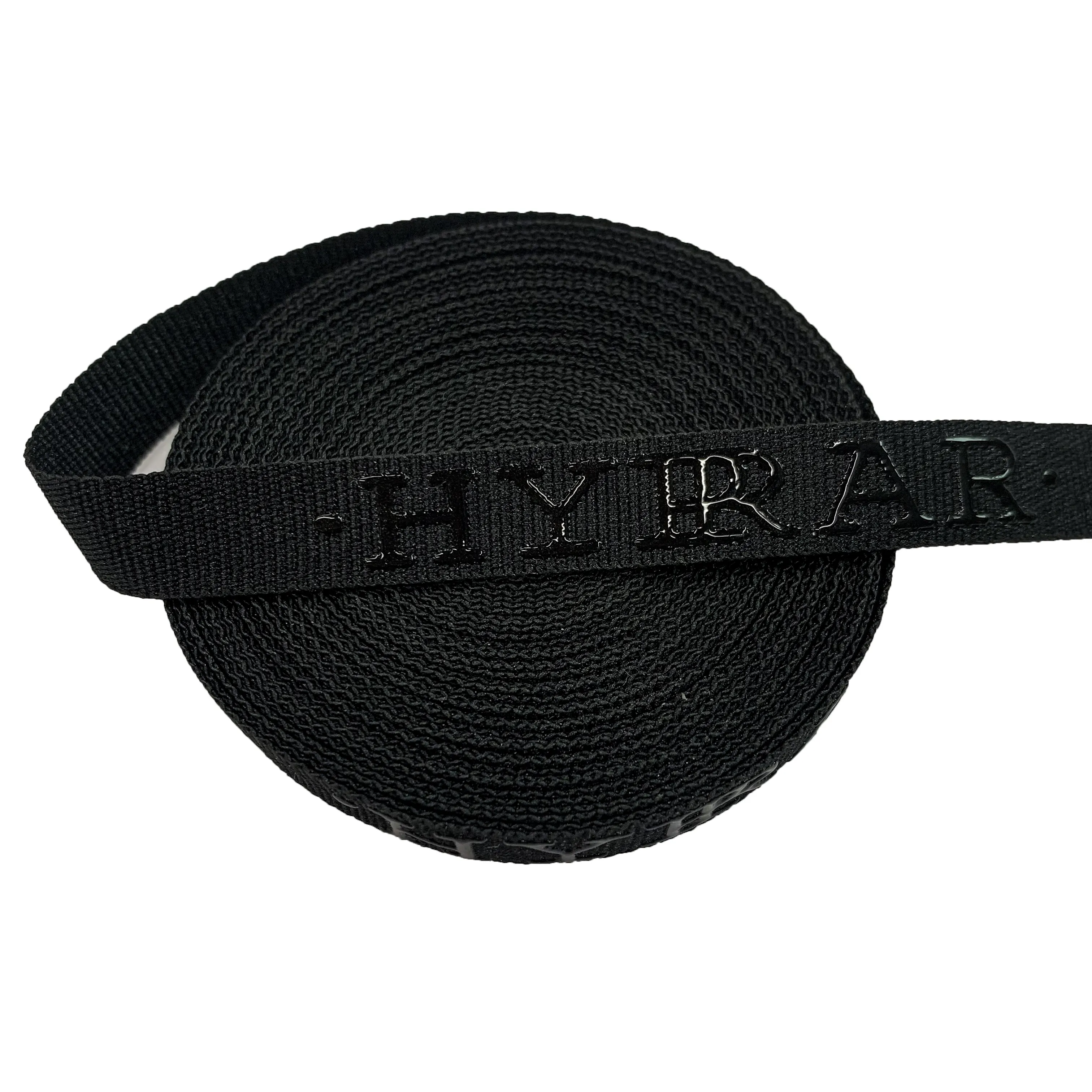 Fita de pescoço com logotipo personalizado, fita de silicone estampada para roupas de 3/8 de polegada, tecido de nylon/poliéster, faixa de gorgorão