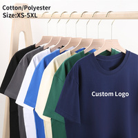 Écran personnalisé décontracté impression 3D bouffante coton français vierge lavé à l'acide Gym Fit T-shirt uni