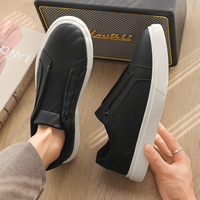 Chaussures décontractées pour hommes, baskets tendance grande taille, chaussures rondes pour hommes, livraison directe