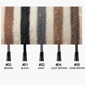 Crayon à sourcils automatique rotatif 5 couleurs, double embout, waterproof, anti-bavures, pointe fine, pour maquillage des yeux - Product Image 5
