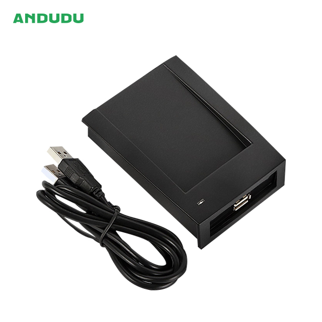 Smart Proximity ID Card Keyfob Reader 12V No Need Driver Plug Play USB 125khz RFID Chip Plastic Portable RFID Writer