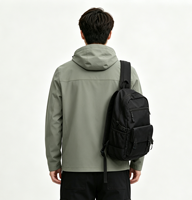 Veste softshell légère coupe-vent et imperméable à capuche pour homme, idéale pour le ski, l'équitation, la pêche, la voile, le camping et la marche
